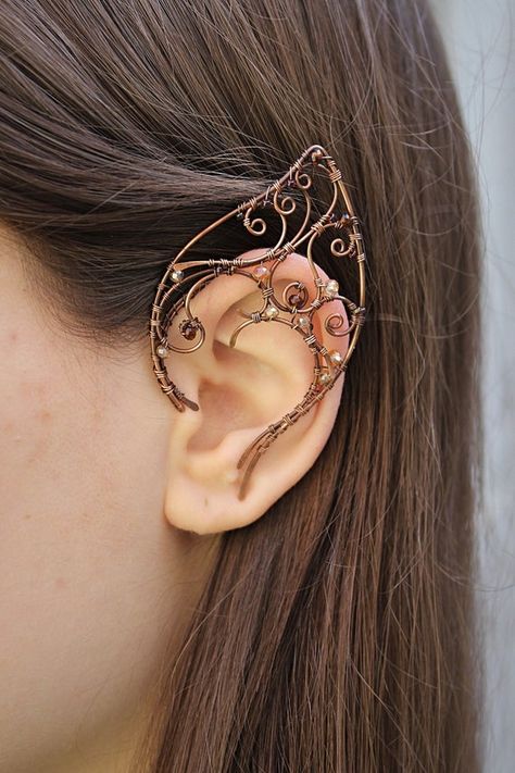 Ear Wraps, Elf Ear, Elf Ear Cuff, Bridal Cuff, Fairy Ears, Elven Jewelry, Elf Ears, Fairy Wedding, Wrap Earrings