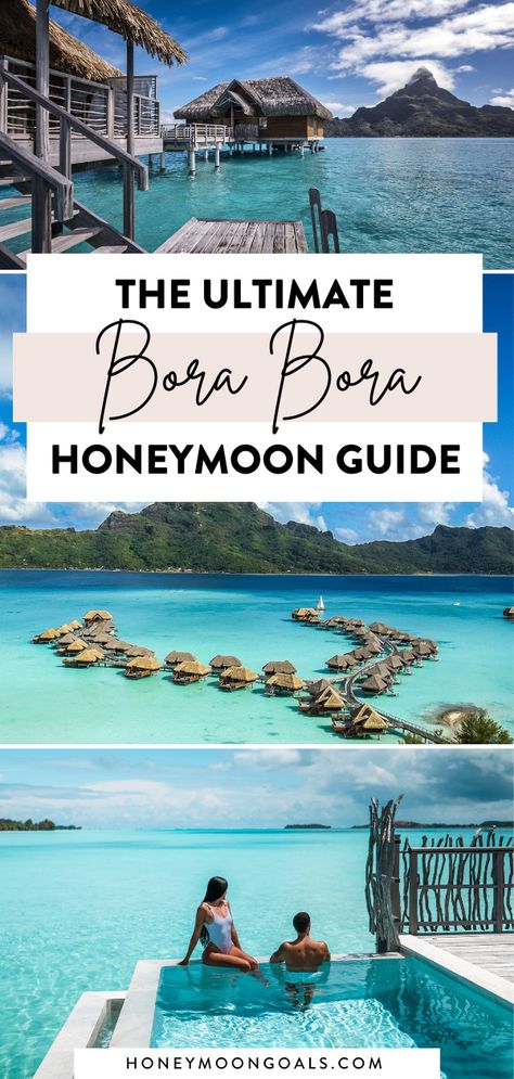 Relaxing Honeymoon Destinations, Ocean Honeymoon, Honeymoon Bora Bora, Honeymoon Bungalow, Honey Moon Places, Honeymoon In Bora Bora, Bora Bora Activities, Bucket List Usa, Sandals Honeymoon