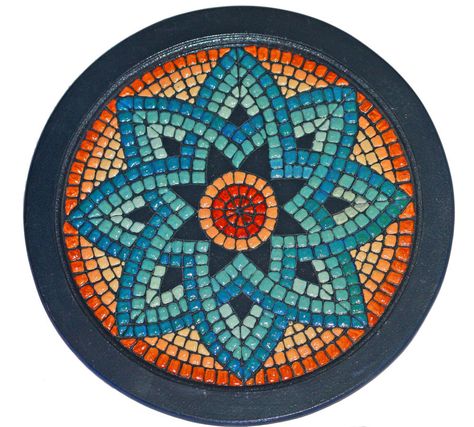 Greece Mosaic, Greek Mosaic, Free Mosaic Patterns, Colorful Tiles, Mosaic Tray, Mosaic Stepping Stones, Roman Mosaic, Mosaic Art Projects, Mosaic Pictures