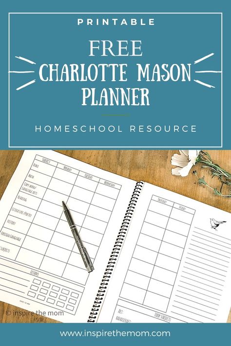 Free Printable Charlotte Mason Homeschool Planner #free #printable #Charlotte #mason #homeschool #planner #homeschool #resource #teacher #plan #organize #ambleside #lessons #loop #subjects #daily #weekly #monthly #annual #layout #beautiful #practical #schedule #sheets #pages Montessori, Homeschool Planning Pages, Homeschool Planner Printable Free, Charlotte Mason Schedule, Free Charlotte Mason, Charlotte Mason Planner, Homeschool Daily Planner, Homeschool Schedule Printable, Printable Homeschool Planner