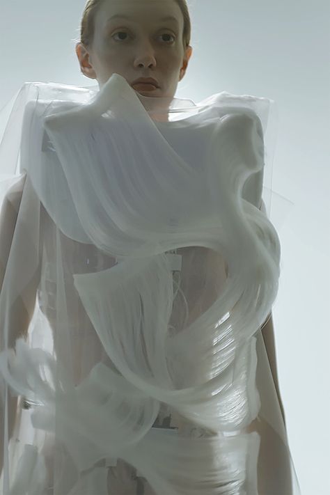 ying gao, http://yinggao.ca/possible-tomorrows/ Interactive clothing with fingerprint recognition technology, that acknowledges only strangers Ying Gao, Viviane Sassen, Chinese Fashion, University Professor, Design Textile, Tech Fashion, Create Outfits, Hair Dos, Beautiful Photography