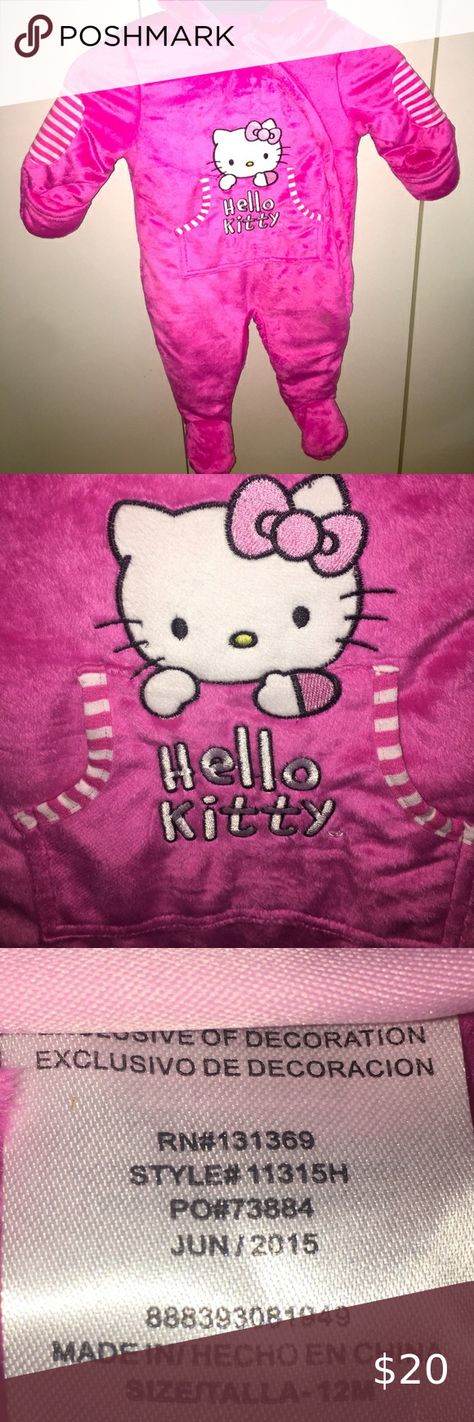 I just added this listing on Poshmark: Fleece Hello Kitty Snow/Winter Suit 12 Month Size. #shopmycloset #poshmark #fashion #shopping #style #forsale #Hello Kitty #Other Hello Kitty Baby, Pink Denim Shorts, Pink Onesie, Cute Hello Kitty, Kitty Baby, Winter Suit, Hello Kitty Pink, Pink Holiday, Pink Hello Kitty