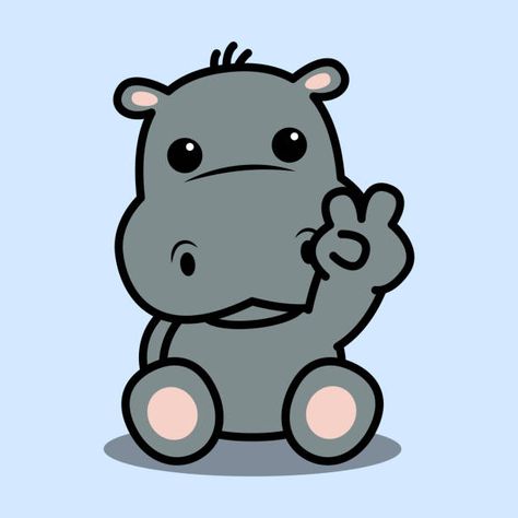 Cute Hippo Wallpaper, Hippopotamus Wallpaper, Hippo Cartoon, Cartoon Zoo Animals, Cartoon Hippo, Smiling Animals, Funny Elephant, Tropical Africa, Cute Hippo