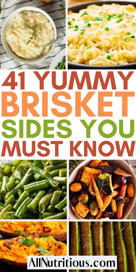 Brisket Thanksgiving Sides, Barbecue Sides Easy, Side Dishes For Beef Brisket, Beef Brisket Dinner Side Ideas, Southern Style Side Dishes, Everyday Side Dishes, Sides To Go With Smoked Brisket, Brisket Side Dishes Ideas, Side Dishes For Smoked Meat