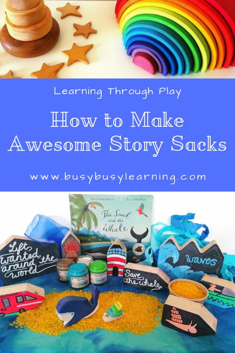 Story Sacks, Snail And The Whale, School Toys, Story Sack, Story Props, Portfolio Fashion, Story Stones, Toddler Education, Story Activities