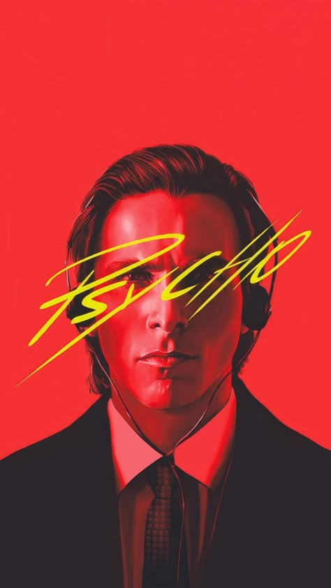 Psycho iPhone Wallpaper 4K - iPhone Wallpapers 1366x768 Wallpaper Hd, Minimalist Canvas Art, Classic Films Posters, الفن الرقمي, Film Posters Art, Patrick Bateman, Film Posters Minimalist, Posters Minimalist, Superhero Wallpaper