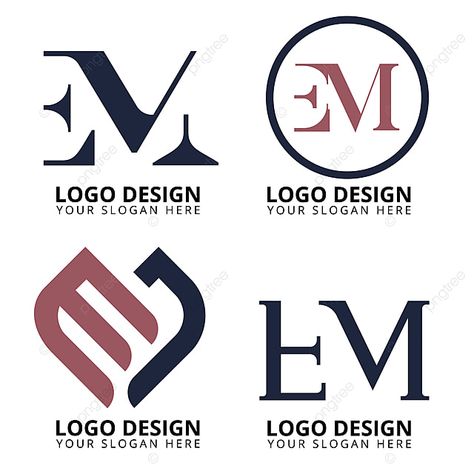 Em Initials Logo, Em Logo Design Ideas, Em Monogram, Me Logo Design, Ems Logo, Plumbing Logo, Mm Logo, Me Logo, B Letter Logo