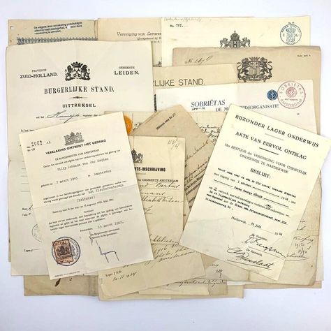 Old Document Lot Of 15 Dutch Documents Certificates Church Documents 1885-1963 3 Secret Documents Aesthetic, Legal Documents Aesthetic, Old Documents Aesthetic, Classified Aesthetic, Certificates Aesthetic, Certificate Design Aesthetic, Document Aesthetic, Documents Aesthetic, Certificate Aesthetic