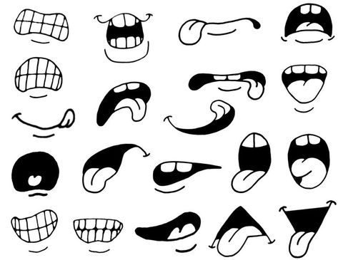 Cartoon eyes clipart free - Clip Art Library Create Your Own Cartoon, Cartoon Mouths, رسم كاريكاتير, Stick Family, Cartoon Style Drawing, Mouth Drawing, Cartoon Eyes, Graffiti Style Art, 캐릭터 드로잉