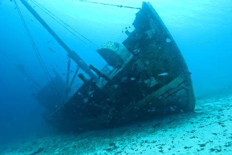 Very cool website! Check out this Wonder of theDay... Where Is the Graveyard of the Atlantic? Underwater Shipwreck, Great Lakes Shipwrecks, Foto Props, Artificial Reef, Bawah Air, Beneath The Sea, Bottom Of The Ocean, Abandoned Ships, Ghost Ship