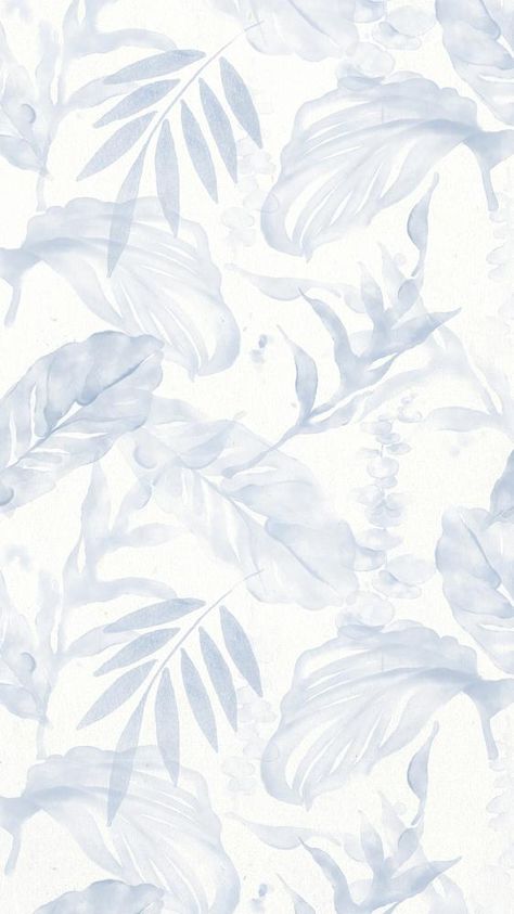 Leaf Mobile, Blue Flower Wallpaper, Pastel Design, Watercolor Flower Background, Wallpaper Watercolor, Watercolor Backgrounds, Simple Phone Wallpapers, Tapeta Galaxie, Flower Iphone Wallpaper