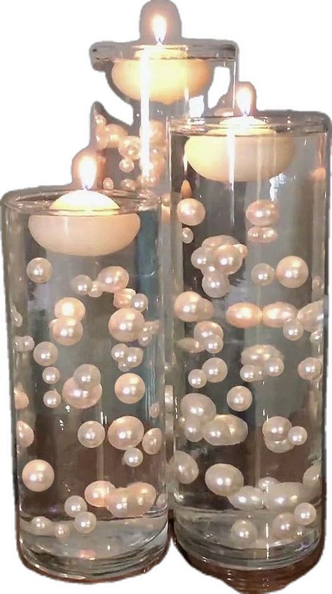 Vase Decorations, Floating Centerpieces, Pearl Party, Waterproof Led Lights, Party Garland, Vase Fillers, Fairy String Lights, Ivory Pearl, Floating Candles