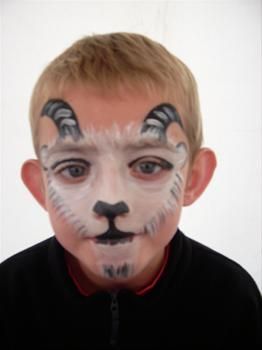 Goat Face, Animal Face Paintings, Face Painting For Boys, Christmas Face Painting, Sheep Face, Mens Halloween, Face Painting Easy, Kids Face Paint, Men Faces