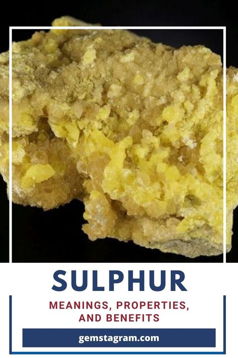 Sulfur Crystals Meaning, Sulfur Magical Properties, Sulphur Homeopathy, Sulfur Benefits, Mineral Properties, Healing Crystals For You, Higher Purpose, Wrapping Techniques, Gift Wrapping Techniques