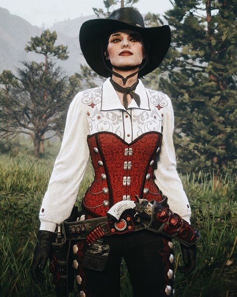 Red Dead Redemption Outfits, Red Dead Online Outfits, Rdr Online, Female Outfit Ideas, Rdr Outfits, Red Dead Outfits, Rdo Outfits, Wild West Costumes, Wild West Outfits