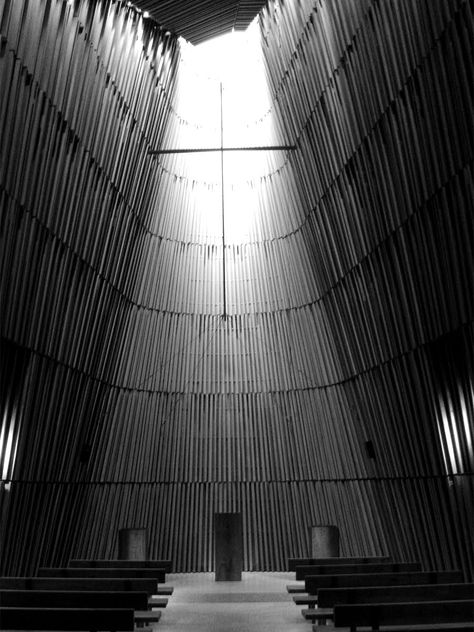 Grand Hyatt Wedding Chapel, Tokyo, Japan Religious Architecture, Sacred Architecture, Vertical Cemetery, Shadow Architecture, Modern Church, Genius Loci, Light Shadow, Wedding Chapel, Grand Hyatt