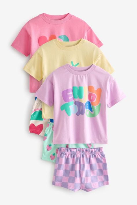 Very beautiful it turned out perfect Cotton Pajama Shorts, Cotton Frocks, Summer Outfits Kids, Summer Pajamas, Sun With Sunglasses, Kids Collection, Petite Jeans, Kids Outfits Girls, Swimsuit Shops