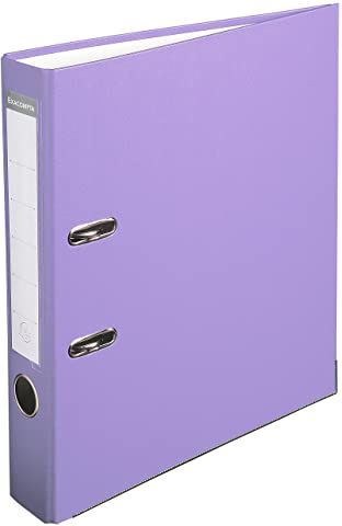 Purple School Supplies, Office Paper Storage, Cute Folders, Purple Office Supplies, School File, Purple Items, Office Folder, Lever Arch Files, School Storage