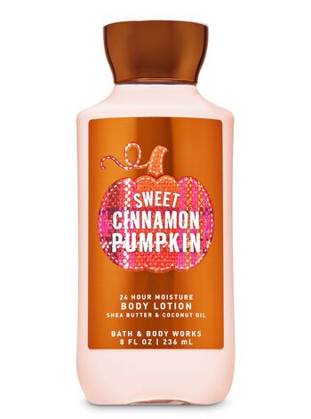 Sweet Cinnamon Pumpkin Super Smooth Body Lotion | Bath & Body Works Pumpkin Lotion, Coconut Oil Bath, Tanning Skin Care, Coconut Bath, Cinnamon Pumpkin, Bath & Body Works, Bath N Body Works, Boo Basket, Bath And Body Work