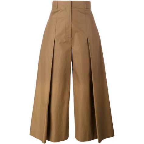 Fendi pleated wide-leg trousers (€1.175) ❤ liked on Polyvore featuring pants, green, fendi, pleated trousers, wide leg cotton pants, green wide leg trousers and cotton pants Basic Dress Pattern, Pleated Wide Leg Pants, Trousers High Waisted, Tunic Sewing Patterns, High Waisted Flare Pants, High Waisted Wide Leg Pants, Pants High Waisted, Pants Green, Stylish Pants