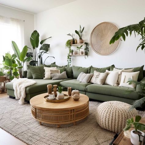 Achieving the Perfect Minimalist Bohemian Living Room Balance • 333+ Images • [ArtFacade] Minimalist Bohemian Living Room, Sofa Styles, Earthy Living Room, Living Room Scandinavian, Bohemian Living Room, Living Room Green, Boho Interior, Decor Home Living Room, Living Room Decor Apartment