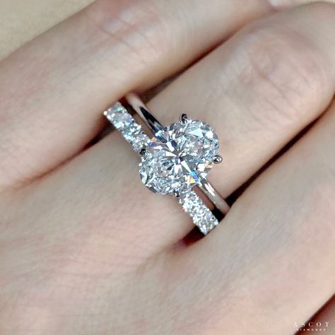 oval cut diamond engagement ring - Ascot Diamonds Oval Solitare Engagement Ring With Wedding Band, Diamond Wedding Bands With Oval Ring, Oval White Gold Engagement Ring Set, Silver Oval Engagement Ring Set, 1.25ct Oval Engagement Ring, Diamond Wedding Band Oval Ring, 2 Ct Oval Engagement Ring With Wedding Band, Bridal Ring Sets Oval, Wedding Bands With Oval Engagement Ring Silver