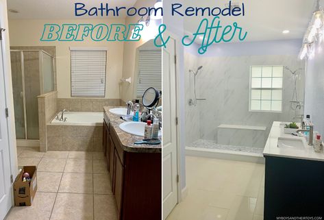 Bathroom Reno Before And After, Before And After Master Bath Remodel, Master Shower Remodel Before And After, Remove Bathtub Remodel, Mobile Home Bathroom Remodel Master Bath Before And After, Before And After Shower Remodel, Bathroom Remodel Remove Garden Tub, Bathroom Remodel Master Before And After, Bathroom Remodel Master Bath Before And After