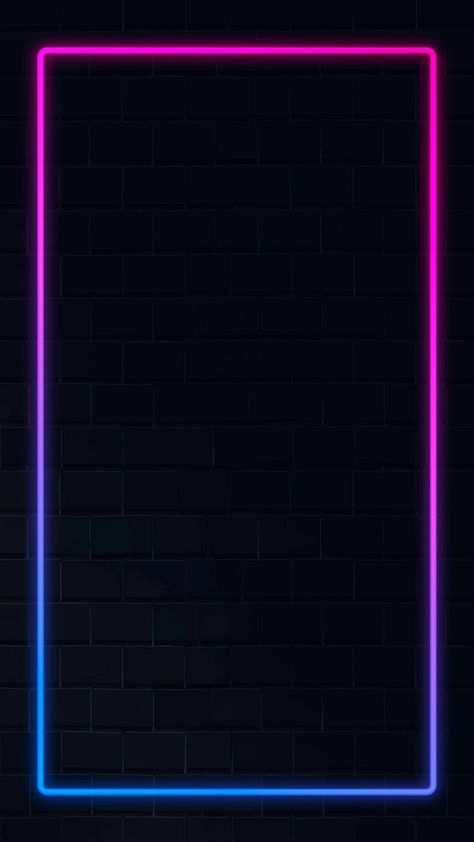 Pink and blue neon frame neon frame on a dark background vector | free image by rawpixel.com / Aum Neon Frame, Neon Light Wallpaper, Black And Purple Wallpaper, Black Abstract Background, Neon Rose, Neon Backgrounds, इंस्टाग्राम लोगो, Kraf Diy, Wallpaper Iphone Neon