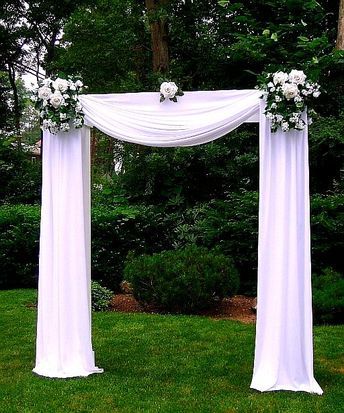 Wedding Arch Tulle, Ceremony Decorations Church, Wedding Ceremony Decorations Church, Wedding Arches Outdoors, Recruitment Ideas, Diy Wedding Arch, Diy Outdoor Weddings, Diy Garden Trellis, Wedding Alters