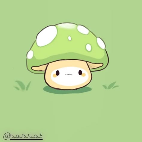 Cute mushroom 🍄 #digitalart #artwork #mushrooms🍄 #cute #cuteartwork #digitalart Small Cute Drawings Aesthetic, Mushrooms Aesthetic Art, Cute Mushroom Doodle, Cute Mushroom Art, Doodle Mushroom, Cute Mushroom Drawing, Cute Animations, Mushroom Doodle, Mushrooms Illustration