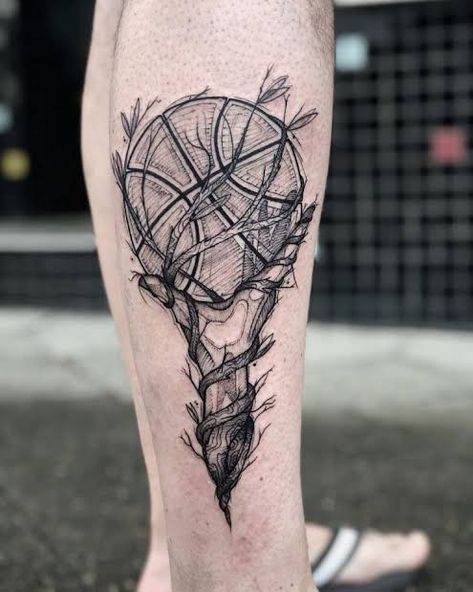 Basketball Tattoos, Lower Leg Tattoos, Graffiti Alphabet, Basketball Design, E Tattoo, Chill Photos, Hand Tattoos For Guys, Arm Tattoos For Guys, S Tattoo