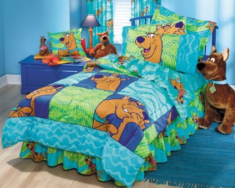 Scooby Doo Smiling Scooby Twin Scooby Doo Room, Scooby Doo Bedroom, Pink Bed Sheets, Cowgirl Bedroom, Mystery Room, Scooby Doo Mystery Inc, Scooby Doo Mystery Incorporated, Dream Bedrooms, House Cartoon