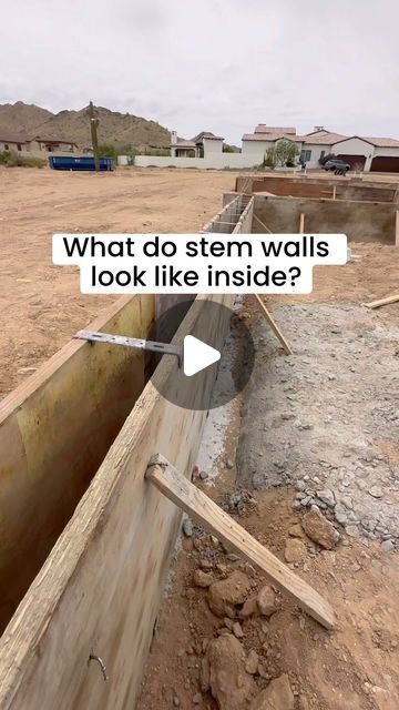 Freestone Built | Owner Builds & Custom Builds on Instagram: "Have you seen the inside of a stem wall? It is a multi-step process, but if you have made it this far then you are getting close to going vertical 🙌🏼

#foundation #newbuild #newhome #newhomeconstruction #customhomes #ownerbuilder #diy #constructiontips #contracting" Stem Wall Foundation, Stem Wall, Wall Building, Build Your Own House, Multi Step, Garage House, New Home Construction, May 21, Have You Seen