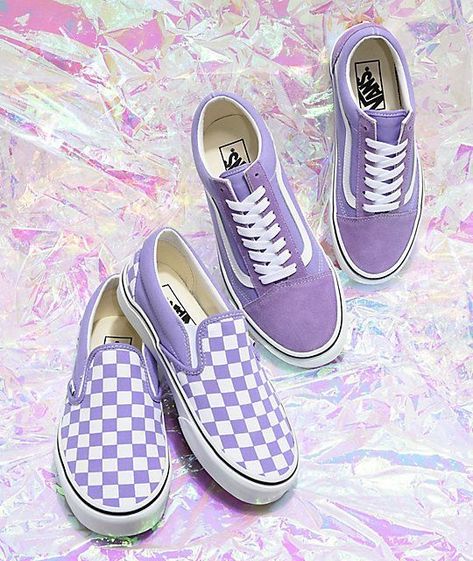 831c2f88a604a07ca94314b56a4921b8desc52628457ri Vans Shoes Fashion, Custom Vans Shoes, Purple Vans, Cute Vans, Tenis Vans, Basket Style, Vans Converse, Fresh Shoes, Purple Shoes