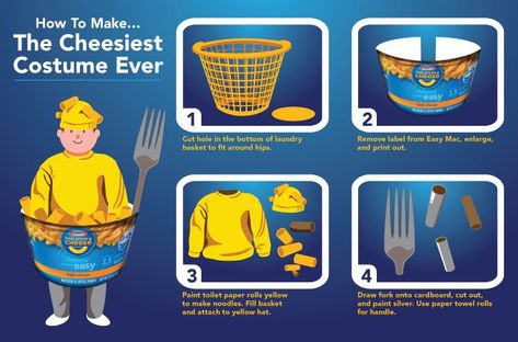 📌 Want More Ideas? Tap the image for endless creativity on Pinterest! 🌈 Mac & cheese costume. Mac n cheese. Costume cheese mac easy halloween costumes diy choose board. Kraft mac & cheese cup costume for adults. Google image result for http://chrisphilson.com/images/kraft_macaroni. Diy easy mac and cheese costume. Cheese costume kraft mac macaroni halloween instructions easy costumes crispin porter bogusky laundry result google Mac And Cheese Costume, Cheese Costume, Food Halloween Costumes, Food Costumes, Clever Halloween Costumes, Homemade Halloween Costumes, Diy Halloween Costumes Easy, Halloween Costume Contest, Design And Illustration