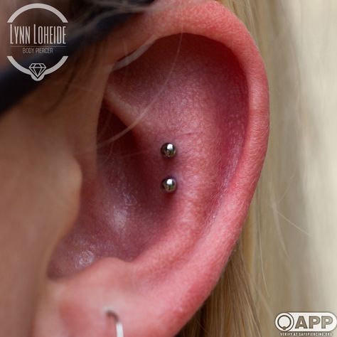 Outer Conch 101 Outer Conch Piercing Studs, Contraconch Piercings, Conch Punch, Contra Conch, Unusual Piercings, Outer Conch Piercing, Outer Conch, Conch Piercing Stud, Cool Piercings