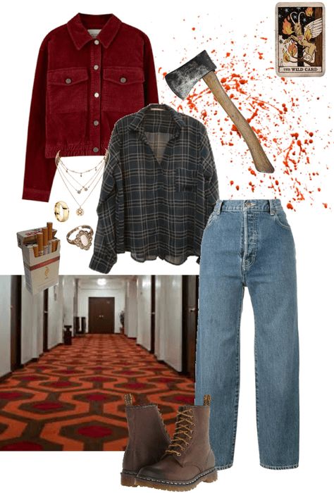 Horror Movies Inspired Outfits, Slasher Outfit Ideas, Slasher Movie Outfits, Horror Outfits Halloween, Chucky Inspired Outfit, 90s Horror Movie Outfits, Horror Movie Outfit Inspiration, Horror Movie Inspired Outfits, Horror Outfits Aesthetic