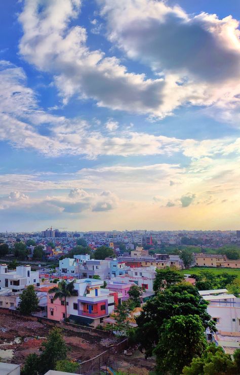 Colourful City 🏙️ Satara City Photography, Vadodara City Photography, Vadodara City, Colourful City, Best Pose For Photoshoot, White City, Amazing Travel Destinations, Amazing Travel, Aesthetic Photography Nature