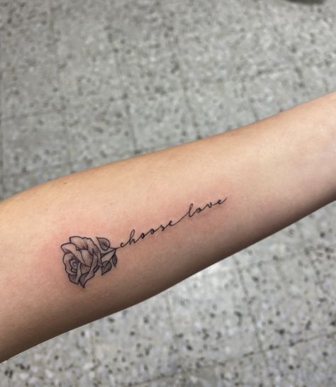 #tattoo #tattooideas #tattooart #tattooinspiration #tattoosforwomen #rosetattoo Tattoo With Writing, Dr Tattoo, Rose Tattoo With Name, Rose Tattoos For Women, Cursive Tattoos, About Rose, Roses Tattoo, Writing Tattoos, Love Roses