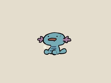 Wooper Pokemon, Pokemon Backgrounds, Pokemon Stickers, Pokemon Pins, Pokémon Stuff, Pokemon Funny, Cute Doodles Drawings, Pokémon Art, Pokemon Drawings