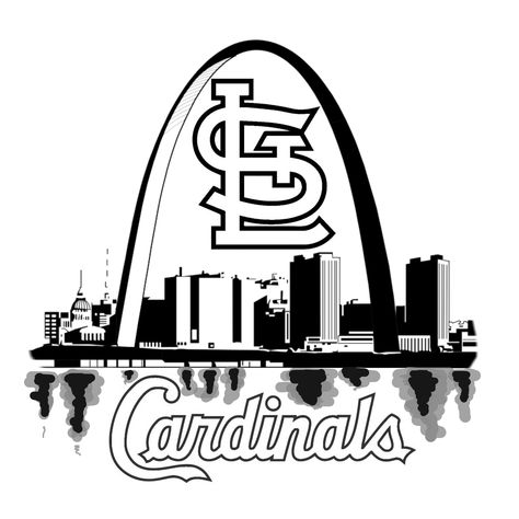 St. Louis cardinals skyline tattoo design Saint Louis Cardinals Logo, St Louis Arch Tattoo, St Louis Cardinals Logo, St Louis Skyline Tattoo, Saint Louis Tattoo Ideas, St Louis Cardinals Svg, St Louis Cardinals Tattoo, St Louis Cardinals Tattoo Ideas, Stl Tattoo