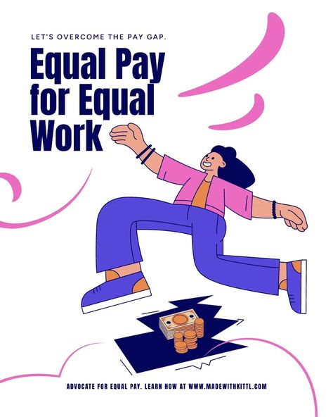 Take your design to the next level by using this White Corporate Pay Gap Gender Equality Poster design template by Maria Bouvier. Use this ready-to-use design and start designing like a Pro. Gender Equality Poster, Equality Poster, Gender Equality, Like A Pro, New Design, Design Template, Poster Design, Template Design, Improve Yourself