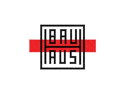 Bauhaus by John Mujica on Dribbble Bauhaus Logo Design, Asian Logo Design, Bauhaus Font, Bauhaus Logo, Graphic Design Inspiration Typography, Fruit Logo Design, Creative Typography Design, Asian Restaurant, Design Studio Logo