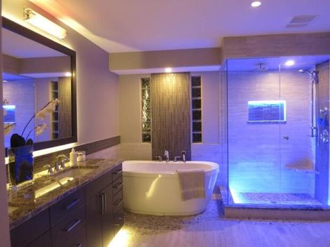 LED spotlight price advantage and structural characteristics Bathroom Lighting Design, Blitz Design, Led Azul, Led Ceiling Light Fixtures, Shower Lighting, Bathroom Accents, Light Fixtures Bathroom Vanity, Modern Bathroom Lighting, Led Bathroom Lights