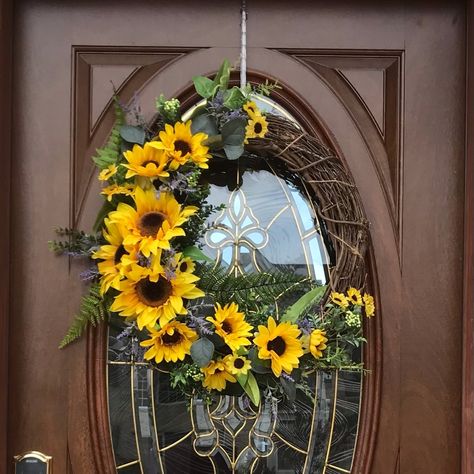 Sunflower wreath diy