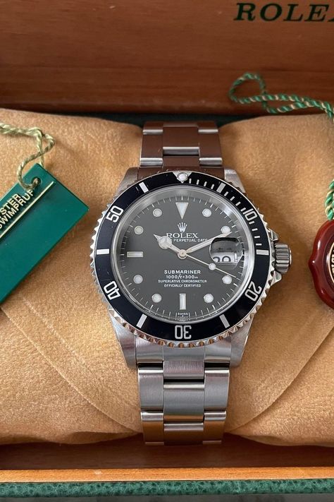 Rolex 16610, Rolex Submariner 16610, Oris Watches, Submariner Date, All Black Everything, Visit Website, Smart Watches, Rolex Submariner, Omega Seamaster