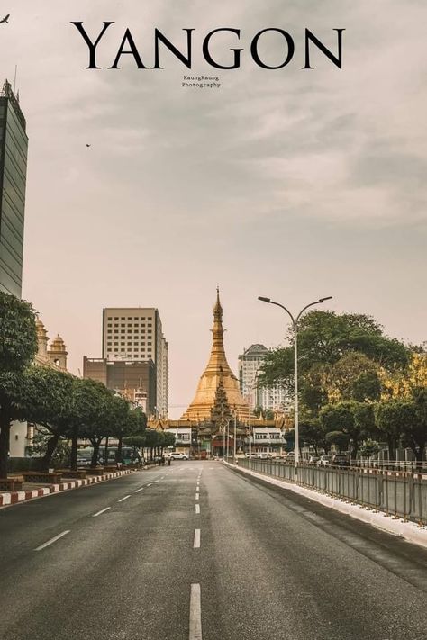 Yagon is the largest city and buggest population in myanmar. You can see both of thr modiest and vintage buildings in there. Yangon City Photography, Myanmar Wallpaper, Noahs Ark Activities, Yangon City, Vintage Buildings, Shwedagon Pagoda, Yangon Myanmar, Myanmar Art, Buddha Art Drawing