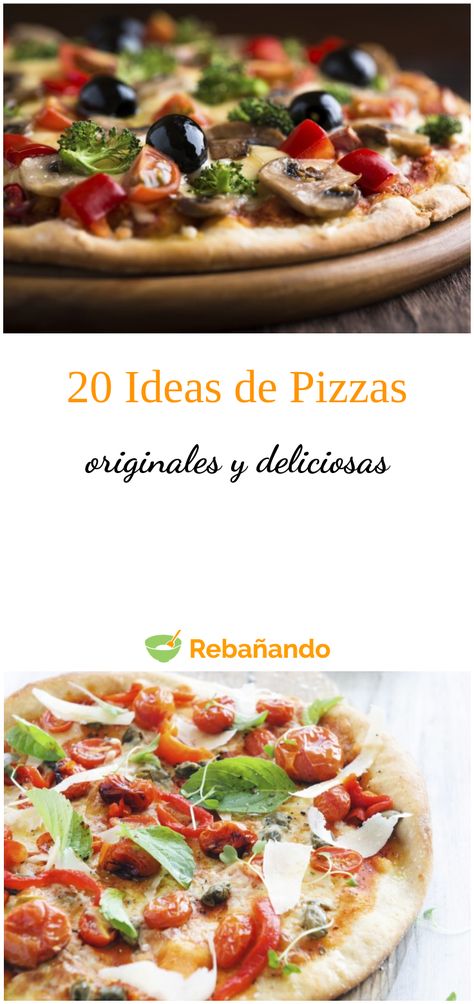 20 ingredientes que harán de tus pizzas algo diferente Gourmet Pizza Toppings, Pizza Gourmet, Pizza Wraps, Paleo Pizza, Gourmet Pizza, Pizza Toppings, Vegetable Pizza, Pizza, Pasta