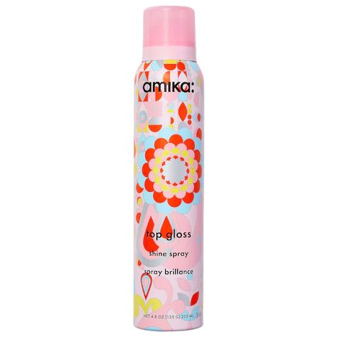 Top Gloss Hair Shine Spray - amika | Sephora Hair Color Vibrant, Hair Shine Spray, Gloss Hair, Amika Hair Products, Shine Hair, Vibrant Hair, Shine Spray, Finishing Spray, Hair Shine