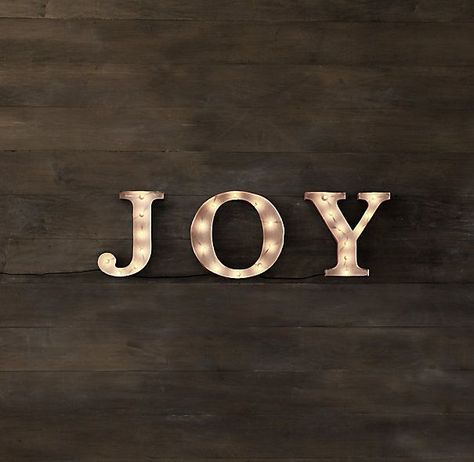 schoengeist One Little Word, Word Joy, Marquee Sign, Joy Of The Lord, Christmas Style, Choose Joy, Joy To The World, Ideas Christmas, Christmas Joy